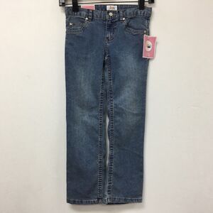 Circo Girls Size 7 Blue Jeans Pants Bootcut Easy Fit Midrise Adjustable Waist